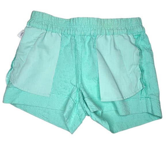 J. Crew Boardwalk Stitched Jacquard Turquoise and Salmon Shorts 2 for 1 - Picture 13 of 16